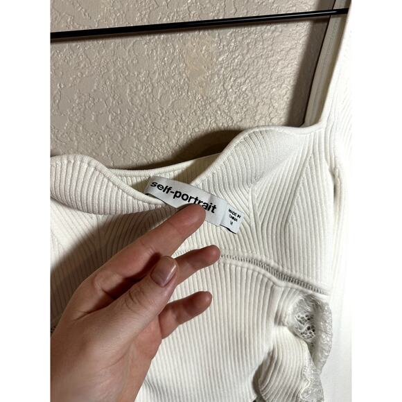 Elegant White Women's Top - Picture 3 of 9